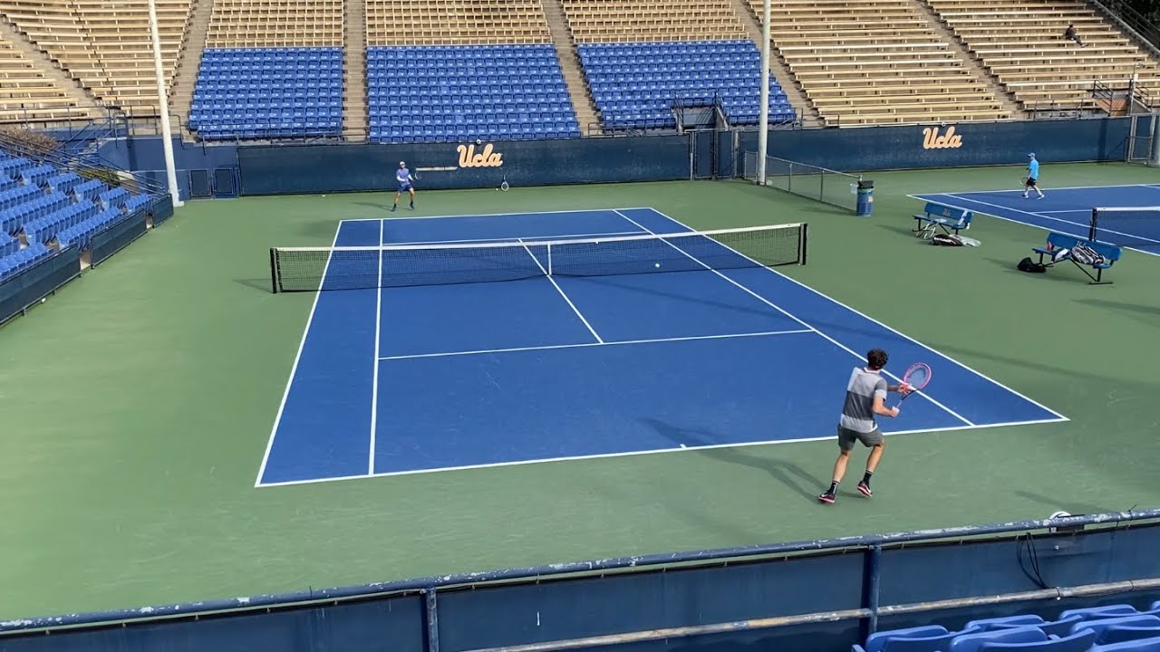 12/17/2022 Taylor Fritz and Bradley Klahn Court-Level Practice at UCLA