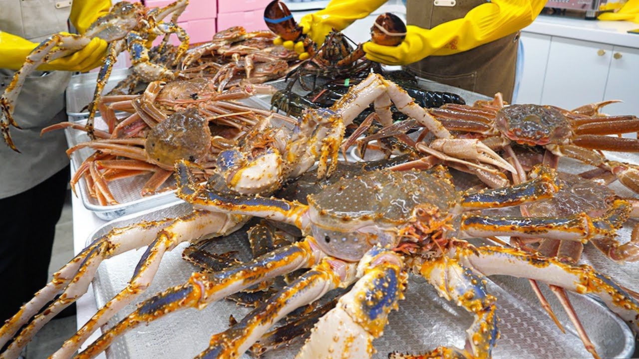 Сумасшедшая скорость! потрясающие морепродукты, мастера барбекю в Корее - ТОП 5 / уличная еда