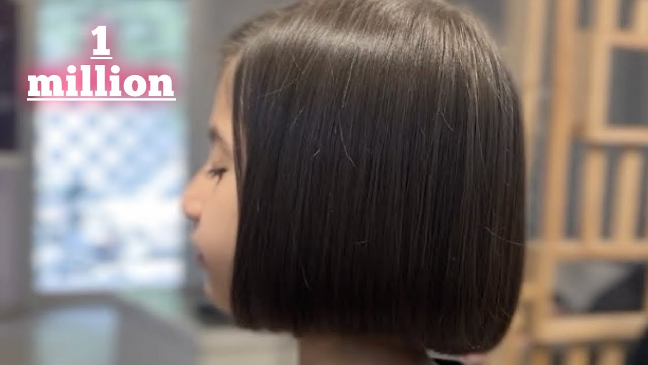 Baby Bob cut Easy Technique by @vishnusinghhairartist #hair #hairsalon #video #youtube #haircut 