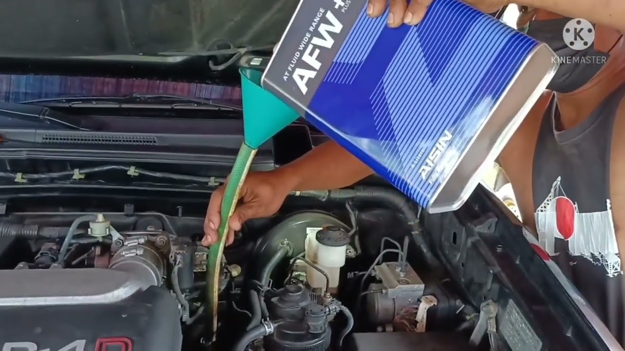 Replacing ATF automatic transmission fluid, Toyota Fortuner
