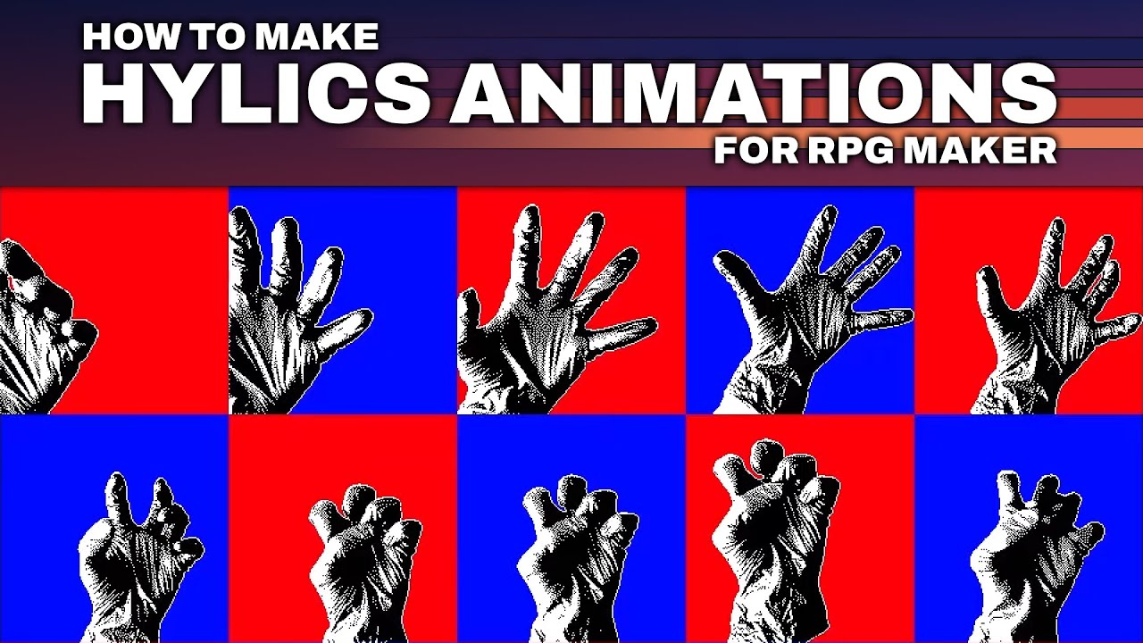 How to make Hylics Animations for RPG Maker