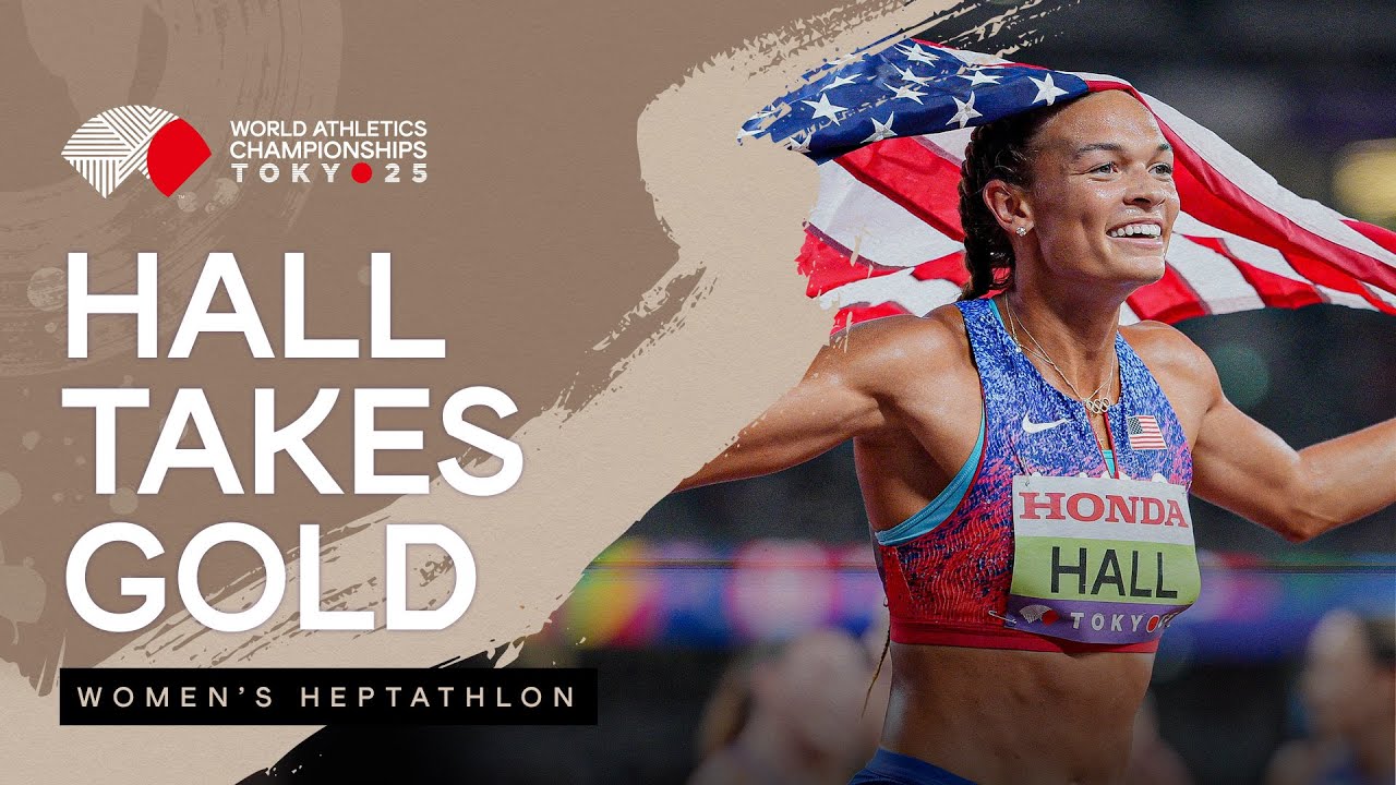 Anna Hall grabs heptathlon gold with 6888 points | World Athletics Championships Tokyo 25