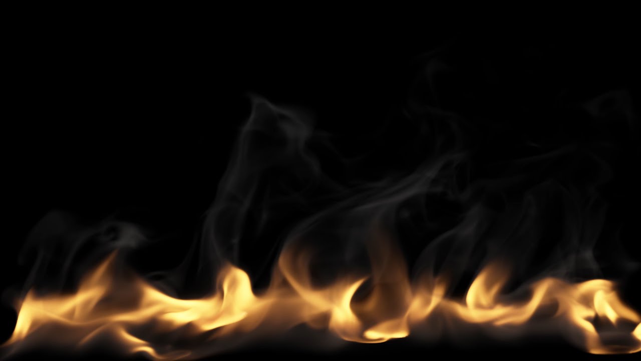 Burning Fire Background 4K – Cozy Amber Flames & Warm Fireplace Ambience