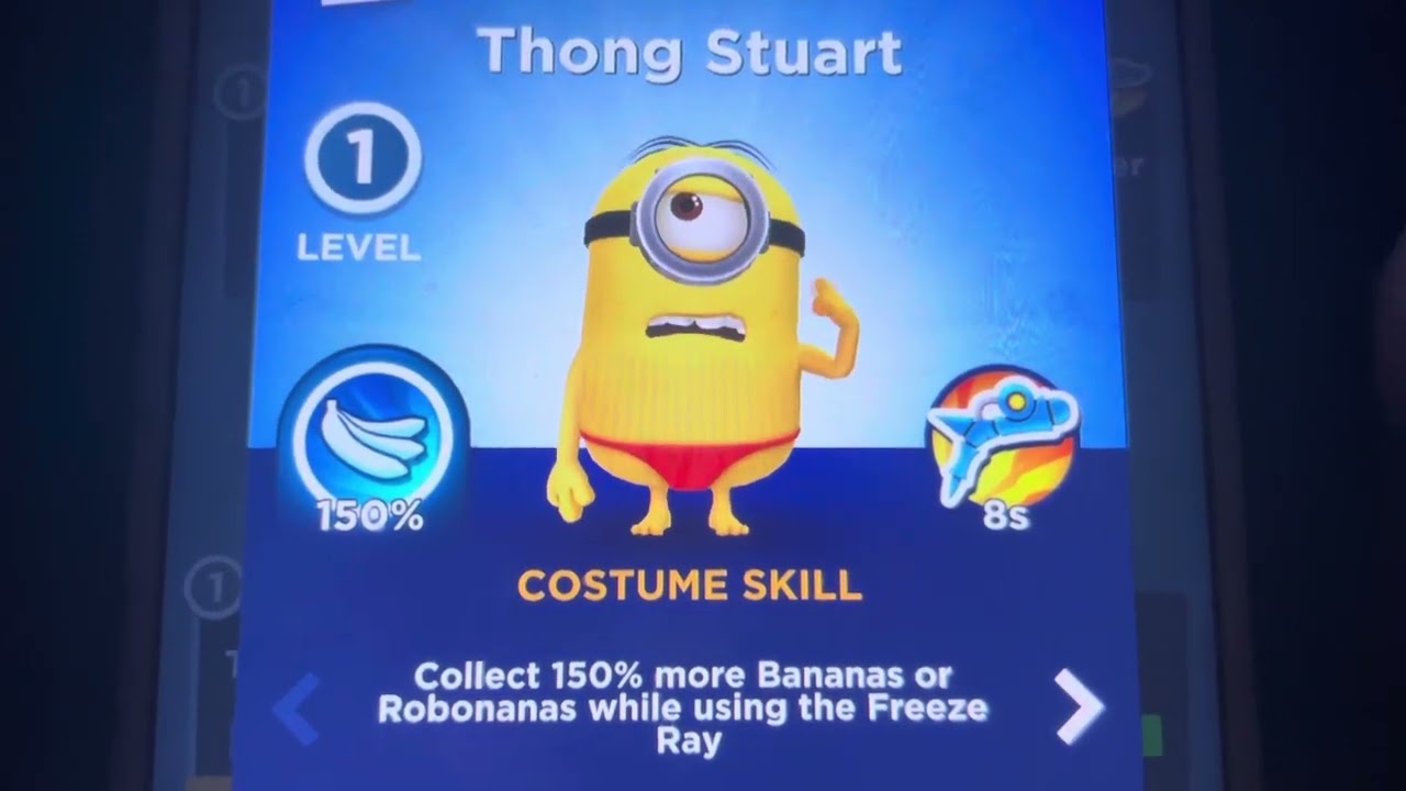 Minion Rush Thong Stuart