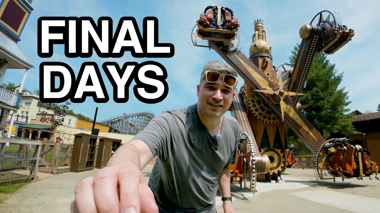 Most Rides Are Closed | Final Six Flags America WEEK Day 1