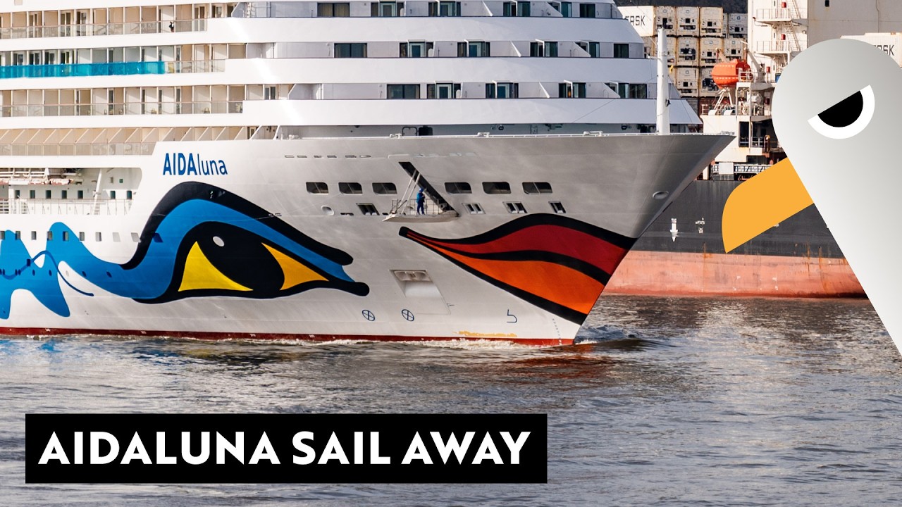 AIDAluna Live: Kurs Gro&szlig;britannien & Irland 🛳️ Sail Away Party in Hamburg | 09.04.2026