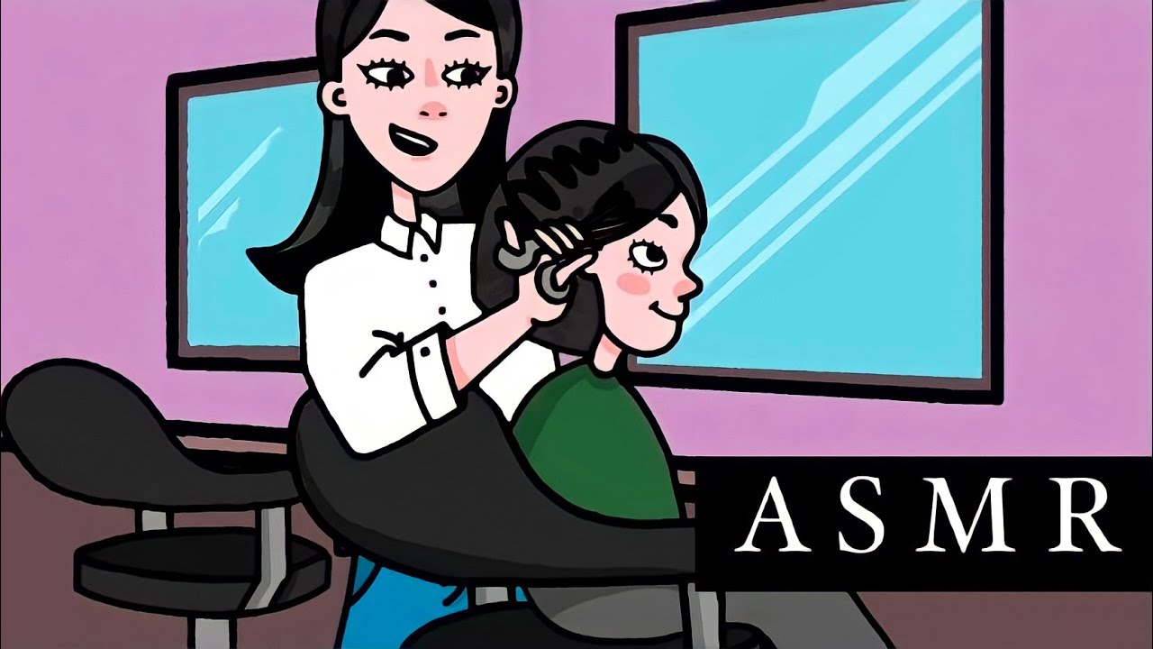 АСМР БЫСТРАЯ ПАРИКМАХЕРСКАЯ 💇🏻&zwj;♀️ Анимация