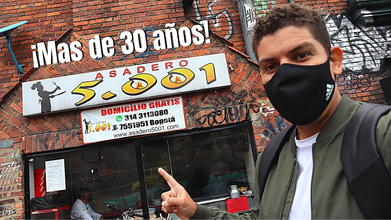 El legendario ASADERO 5001 en BOGOTA 🥩 Comida típica Colombiana