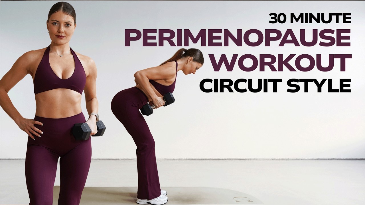 30 MIN PERIMENOPAUSE FULL BODY WORKOUT FOR WOMEN TO BUILD STRENGTH & MUSCLE- Circuits
