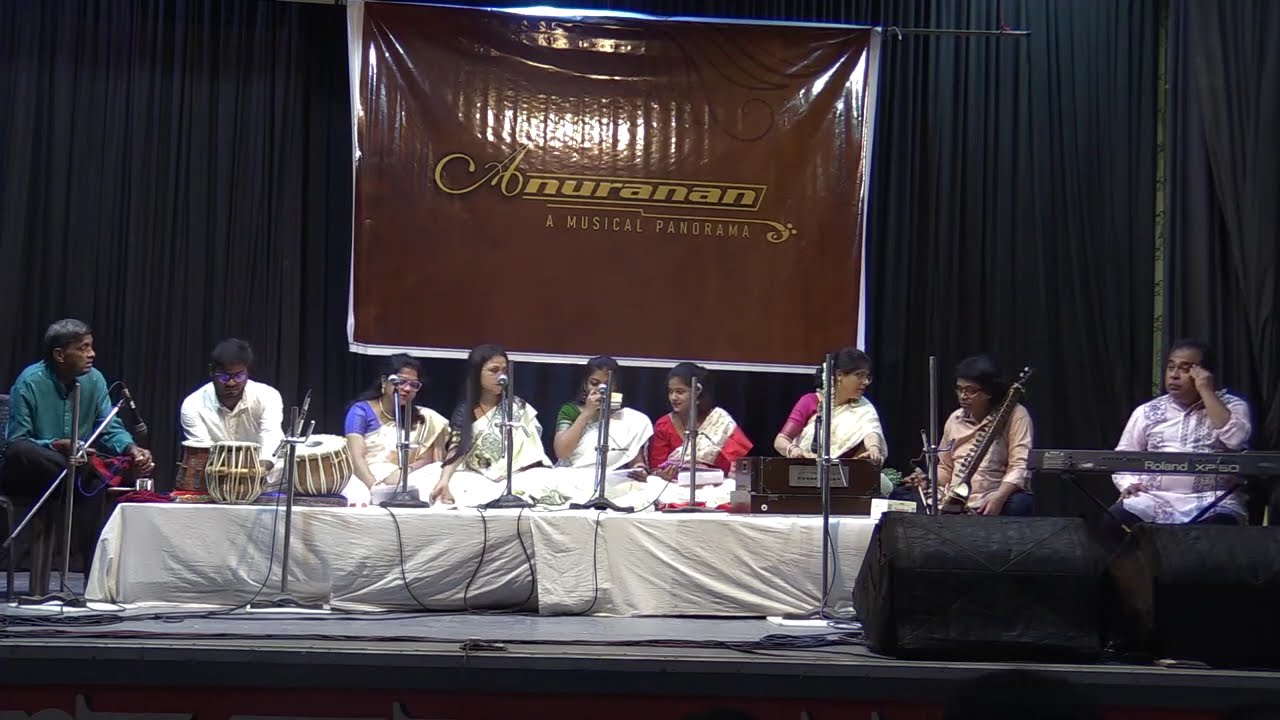 Rabindra Sangeet Chorus Song By the  Disciple of Sutapa Chakraborty