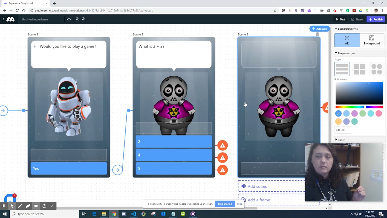 MetaVerse tutorial for Middle Schoolers