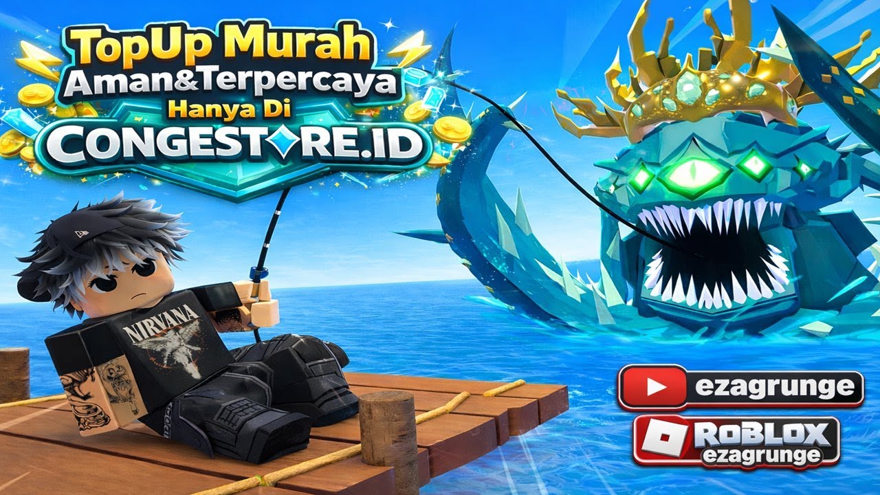 X8 12 JAM (MARI MENCARI CURSED KRAKEN&MEGALODON PIRATES&LEVIANTHAN BERSAMA)FISH IT ROBLOX