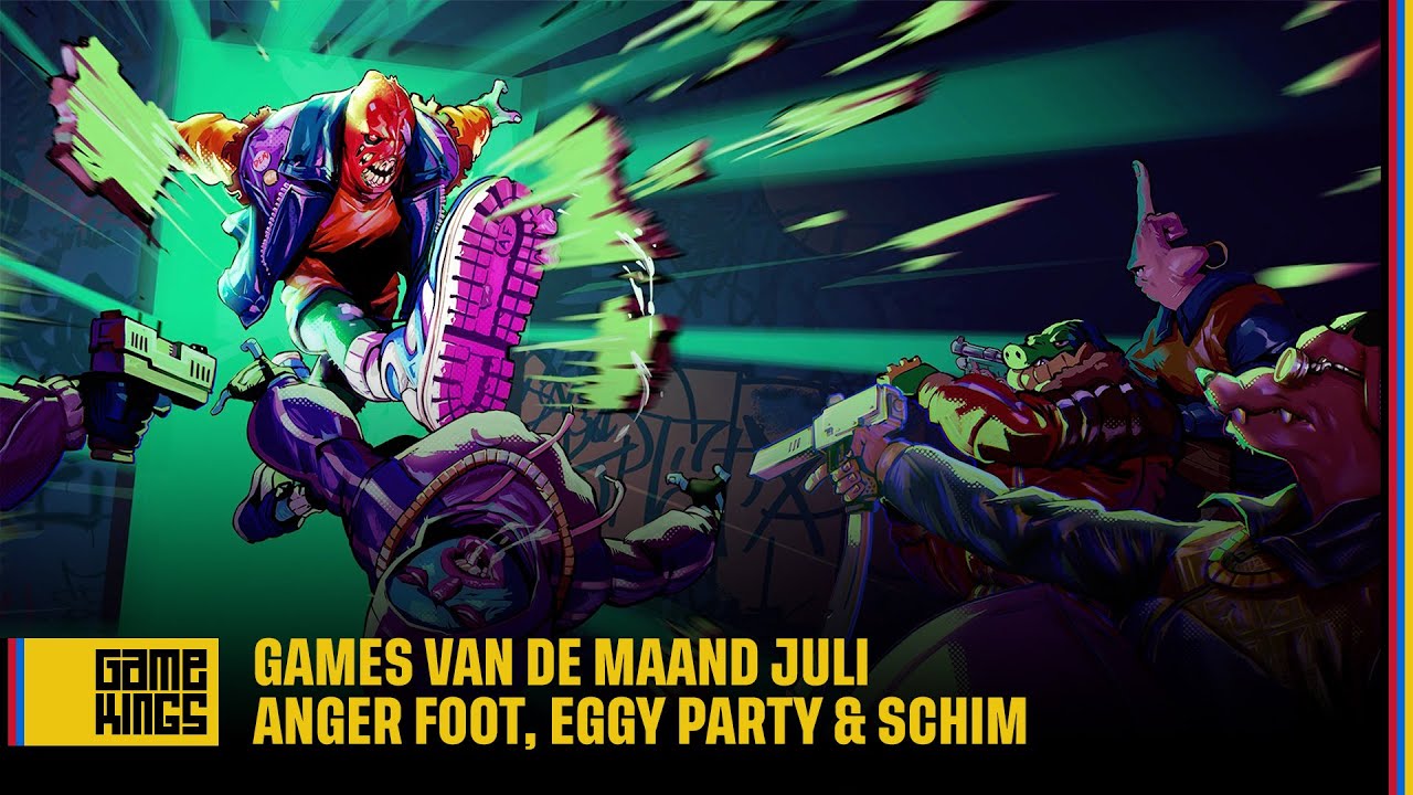 Games van de Maand Juli met Anger Foot, Eggy Party & SCHiM
