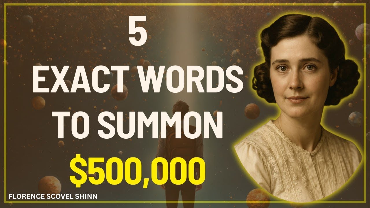 Stop Asking, Start Commanding, 5 Exact Words to Summon $500,000 / Florence Scovel Shinn