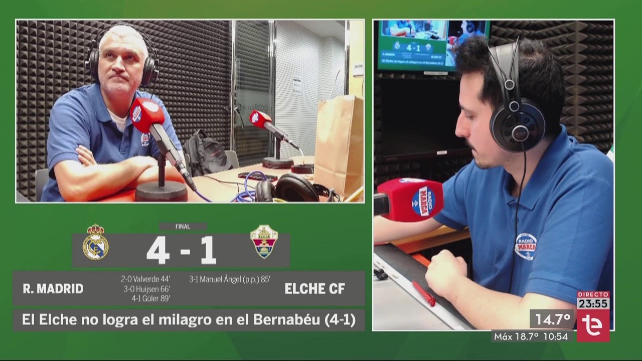 MARCADOR ⚽ Real Madrid - Elche CF