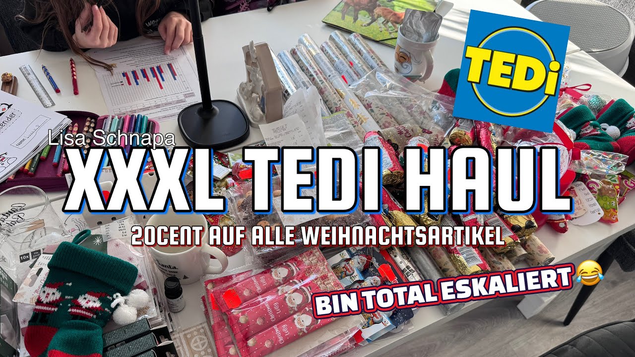 XXXL SCHNÄPPCHEN HAUL ALLES 20 CENT 😍 | TEDI HAUL 