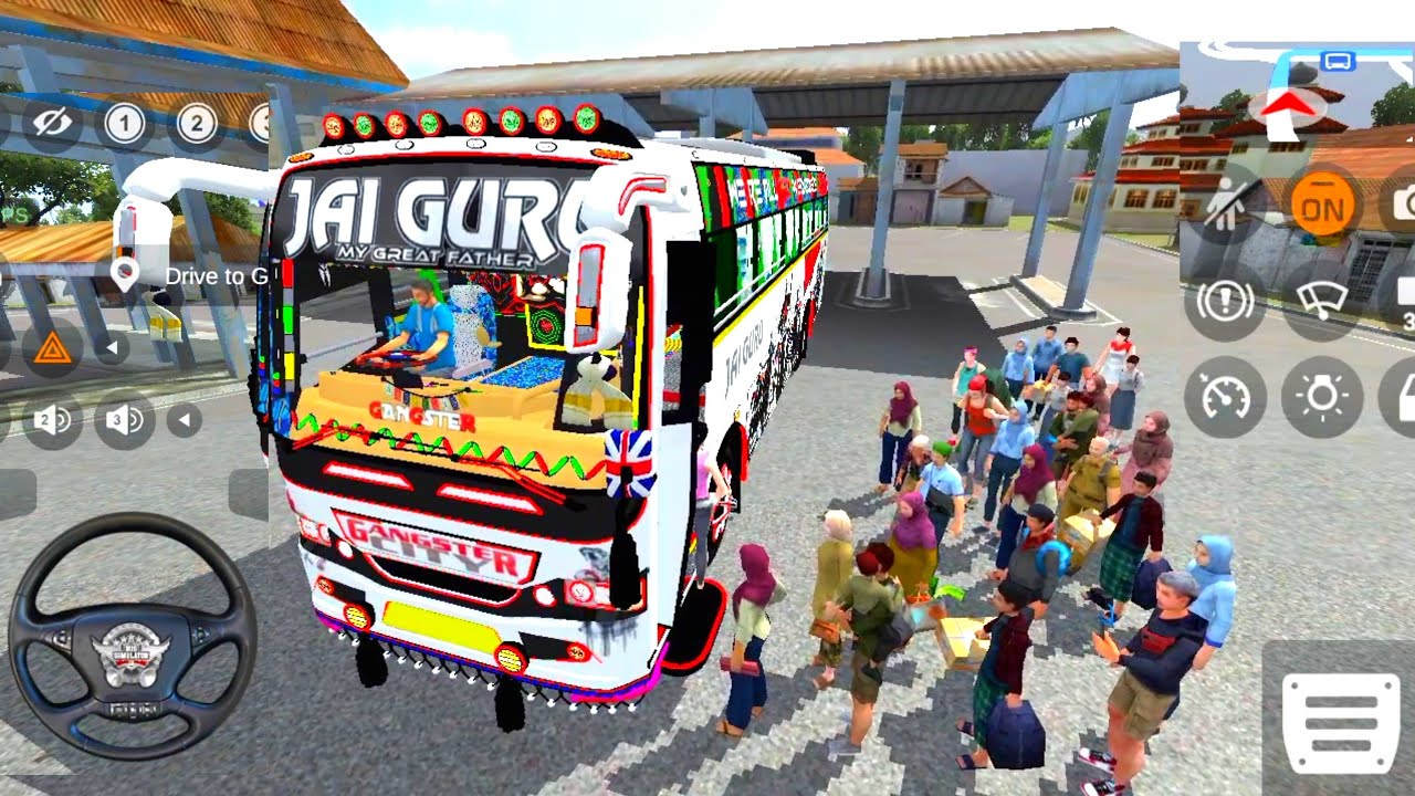 💥Bus Simulator Commonclub Off Road Lighting  New Map Banyuwangin Android Game Video