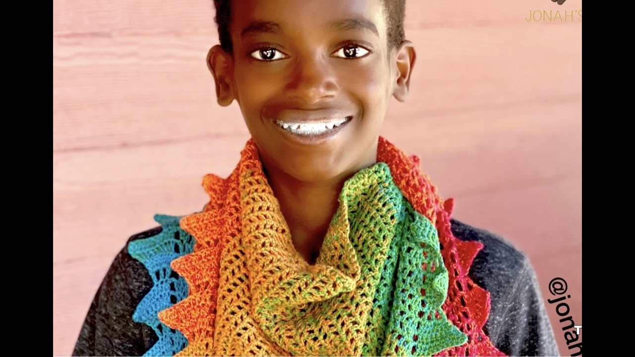 Side to Side Crochet Shawl 