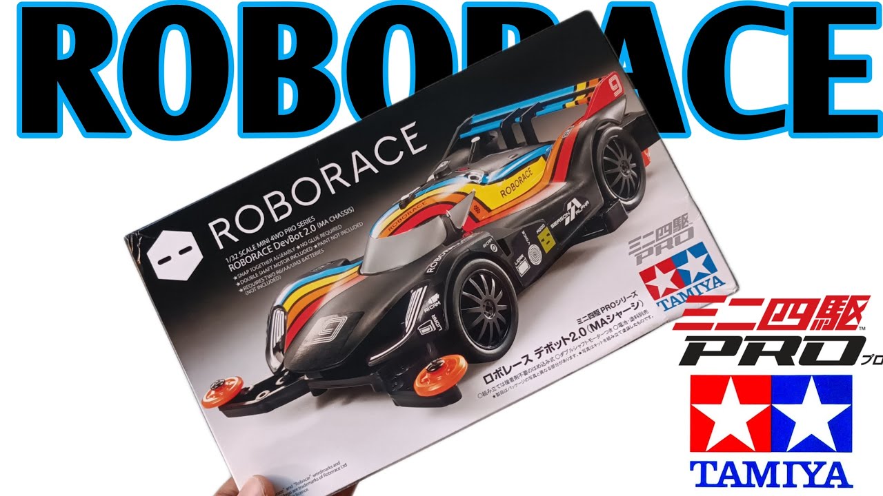 UNBOXING TAMIYA MINI4WD ROBORACE | MA CHASIS | DEVBOT 2.0 | keren parahh😎