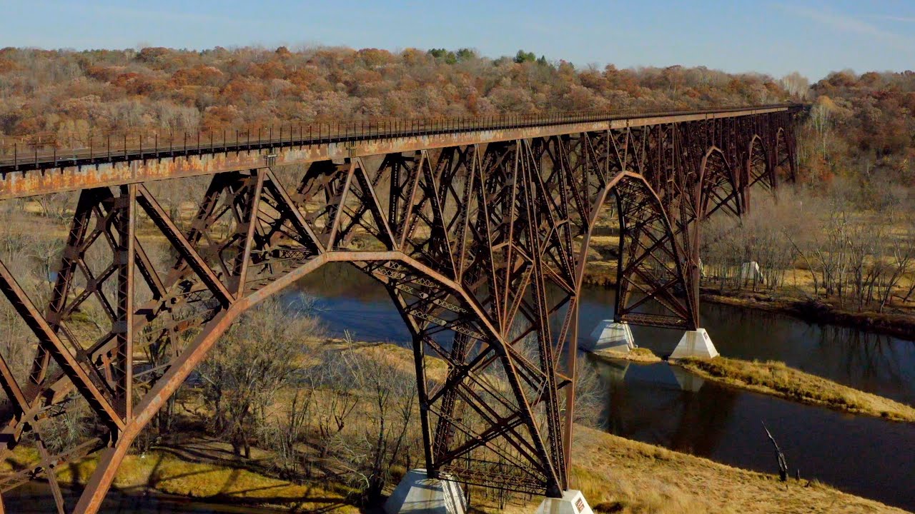 The legendary Arcola high Bridge   4K drone
