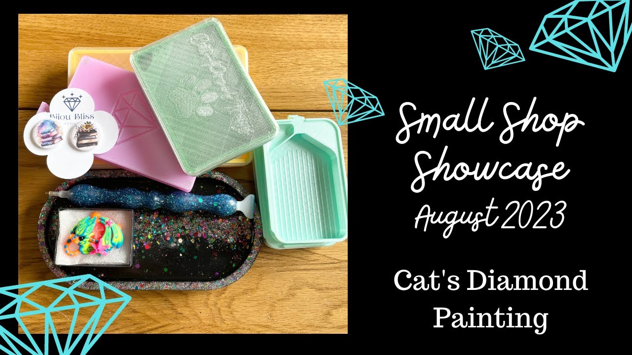Small Shop Diamond Painting Accessories Showcase | August 2023 | Trays Galore, Pens and More