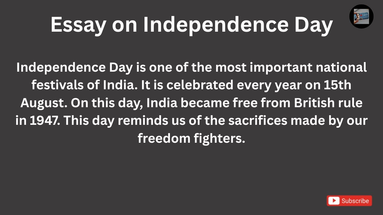 Essay on Independence Day | India’s Freedom Story & Celebration Ideas | Learn English with suraj