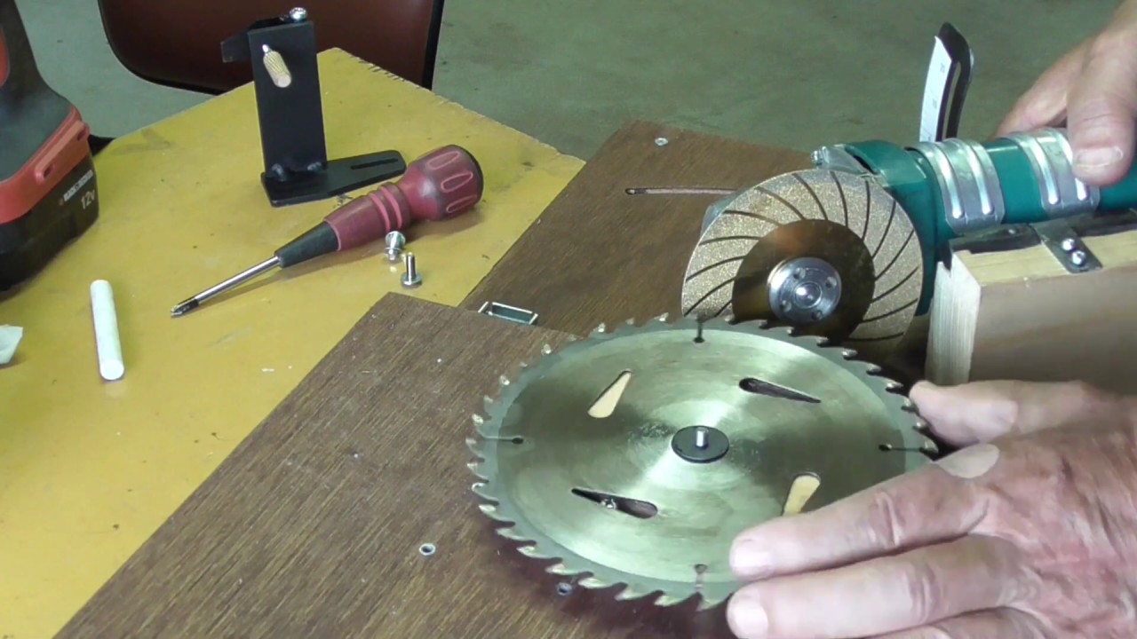チップソー研磨機試作Saw Blades Sharpener