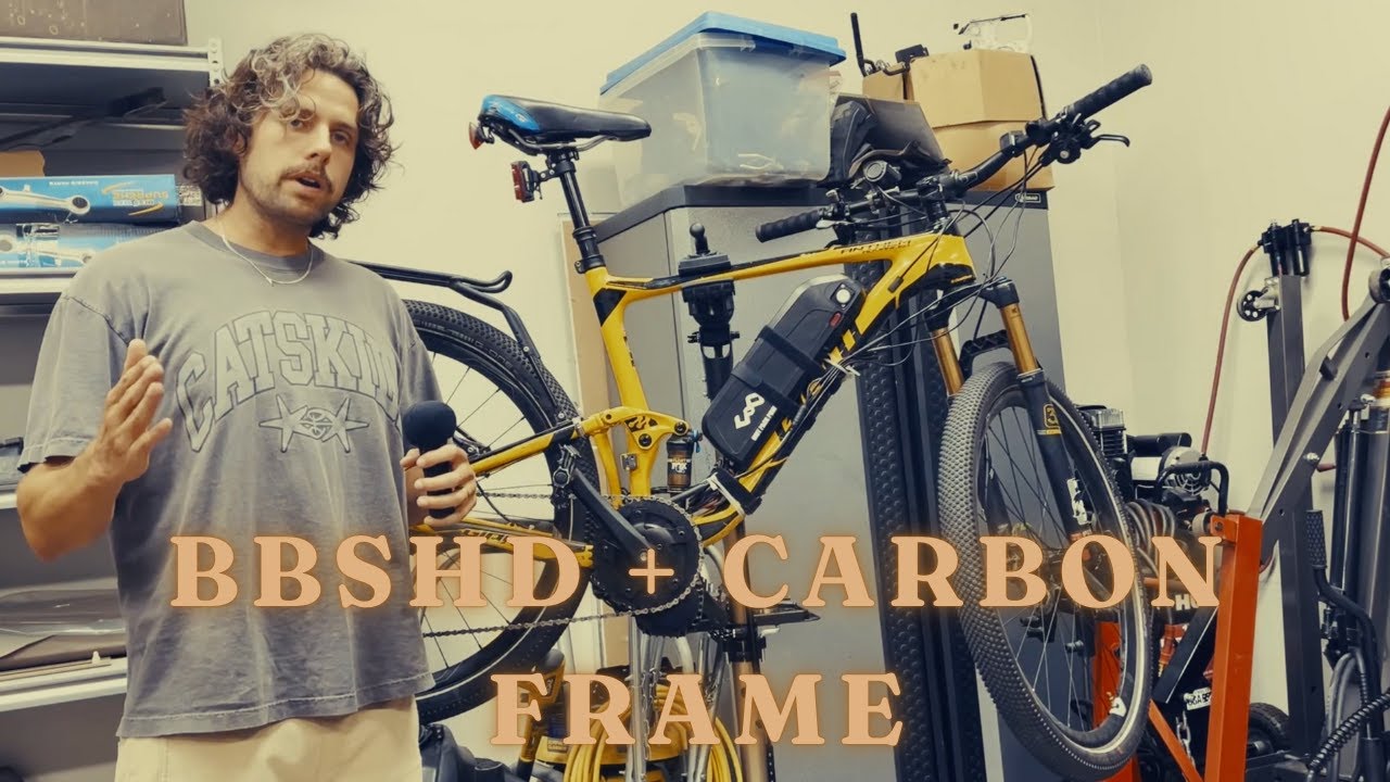How I Mounted My Bafang BBSHD To A Carbon Frame Giant Anthem Advanced
