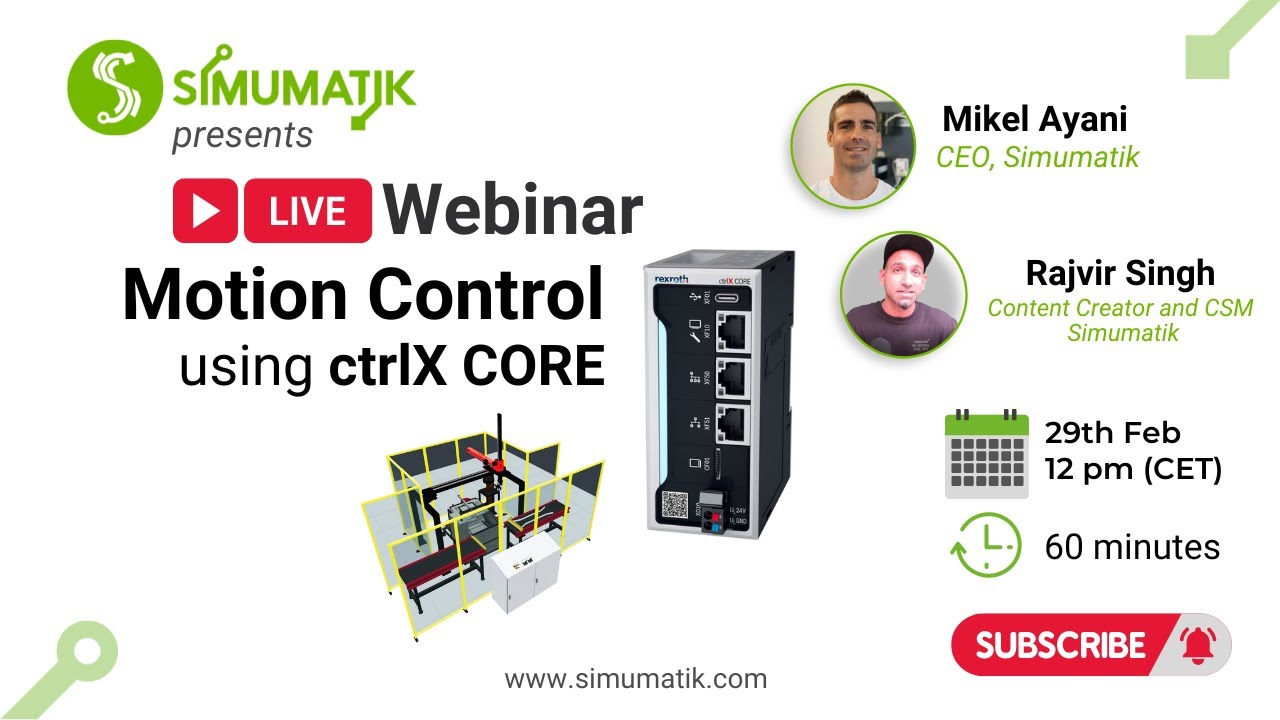 Webinar 13: Motion Control using ctrlX CORE