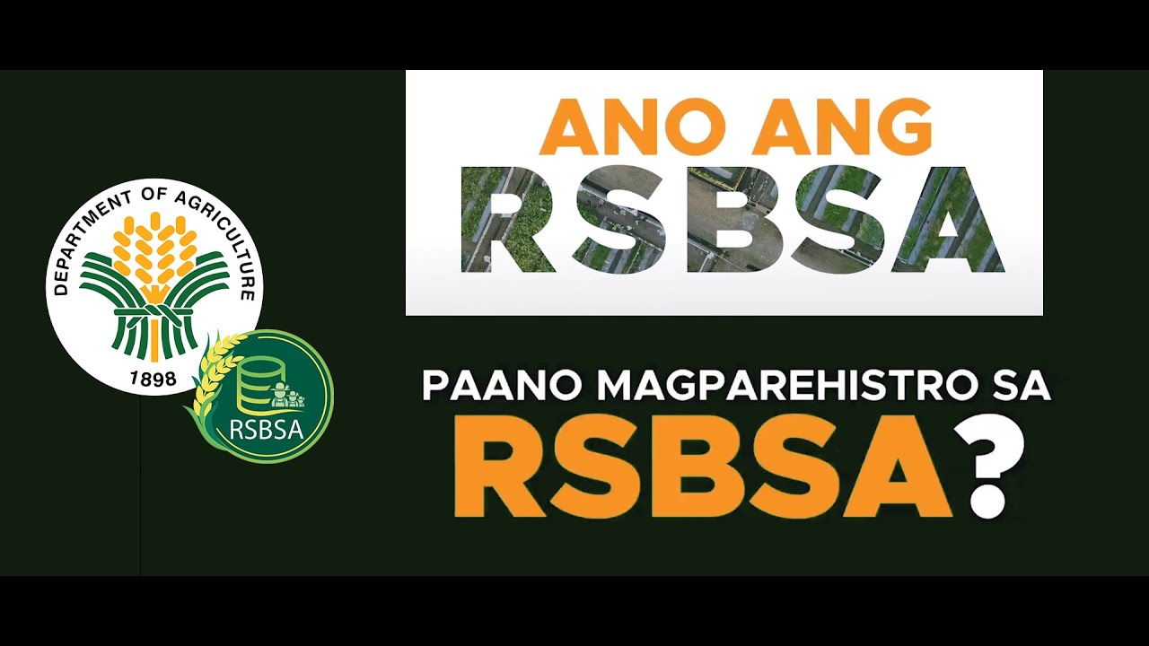 Paano Magpa-Rehistro sa RSBSA o Registry System for Basic Sectors in Agriculture