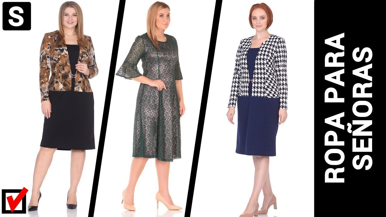 ROPA MODERNA PARA SE&Ntilde;ORAS &iexcl;Colecci&oacute;n 2019! 40, 50 y 60 A&ntilde;os