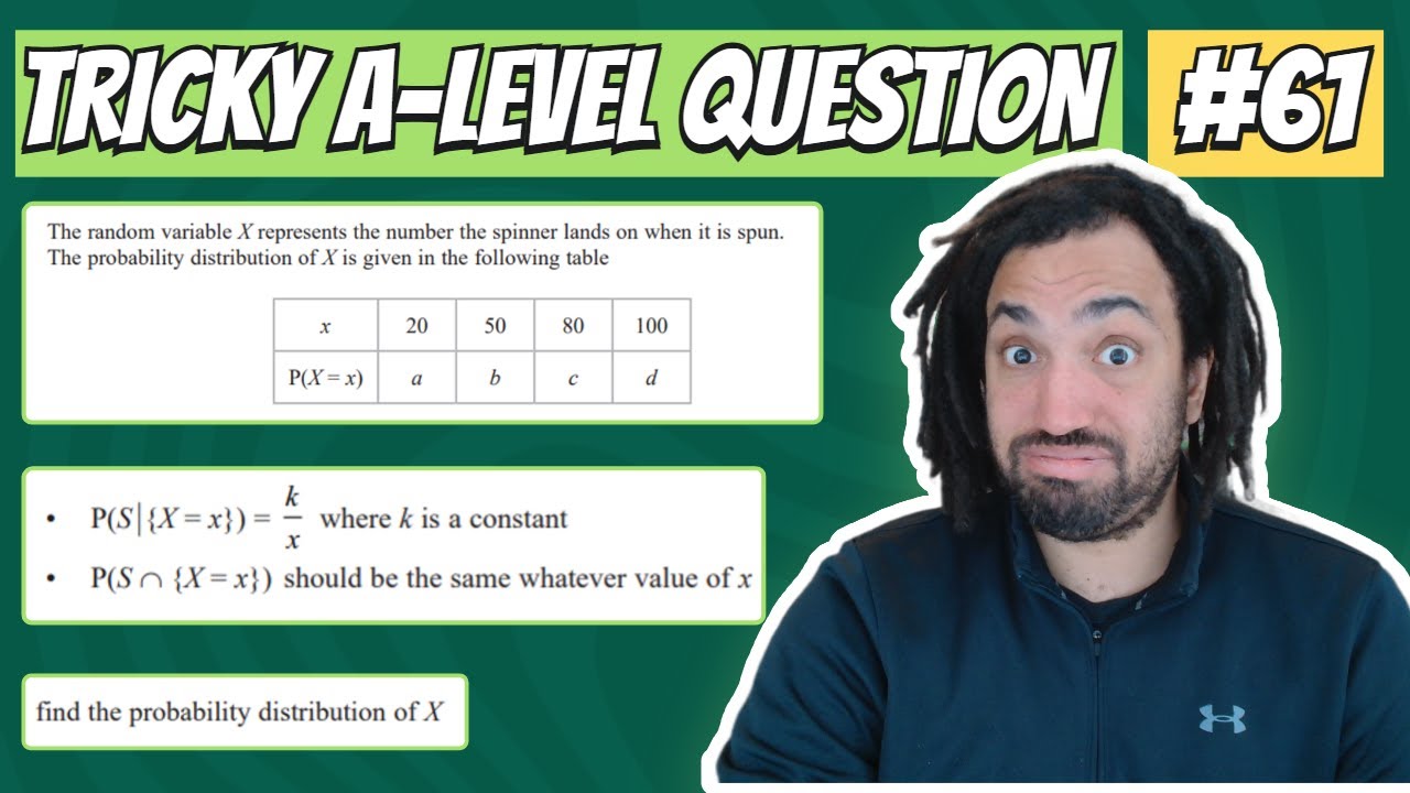 The HARDEST Edexcel Stats Question | Tricky A-Level Maths Question #61