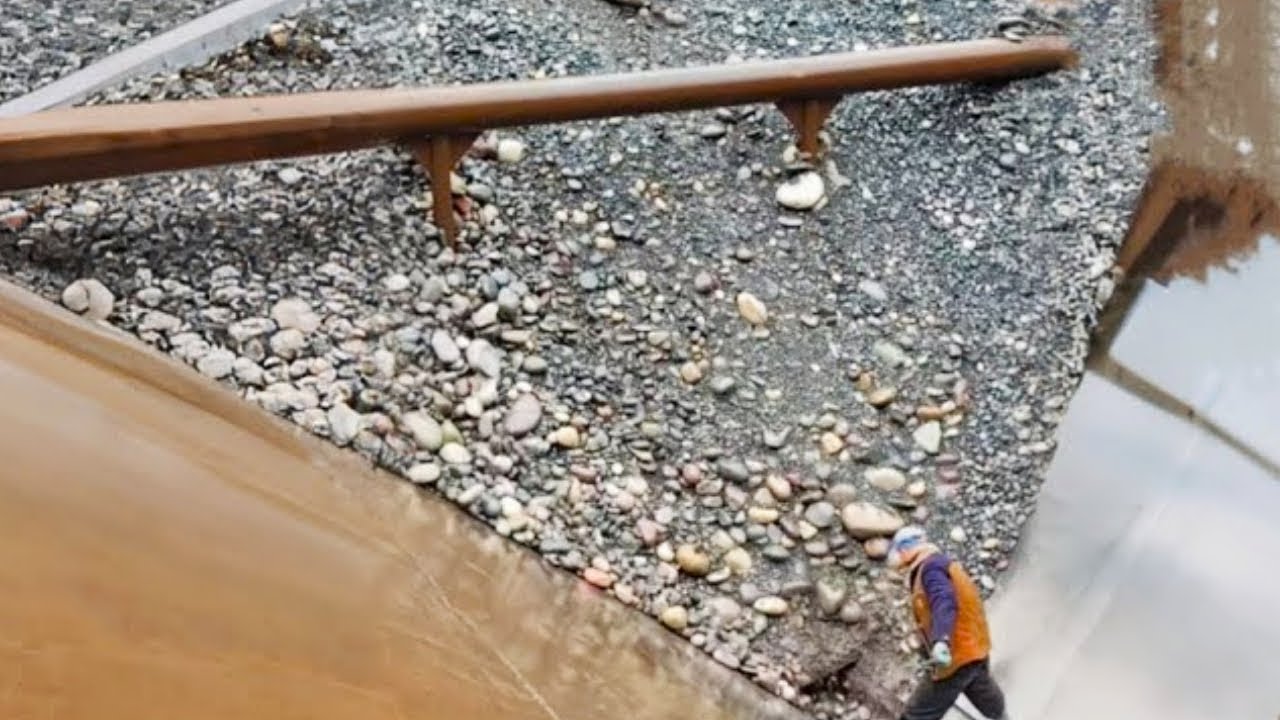 Barge unloading | Satisfying VIdeo | Relaxing video