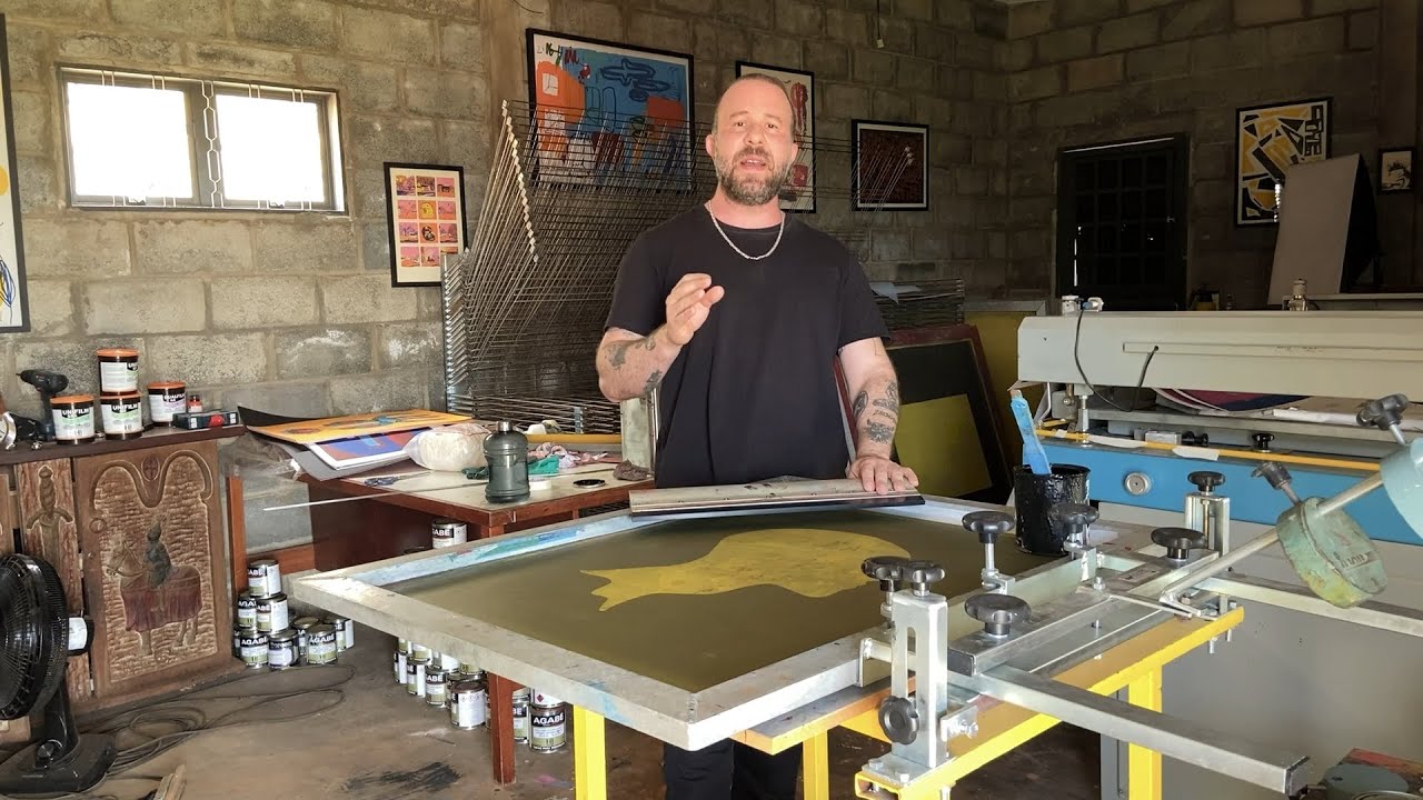 Como puxar o rodo na Serigrafia Plana