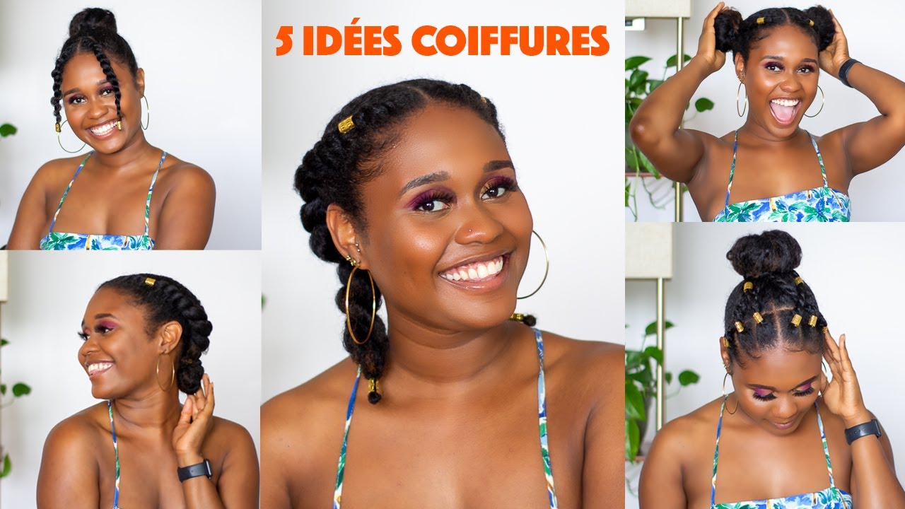 5 idées #coiffures protectrices  sur #cheveuxcrépus | Curiozité