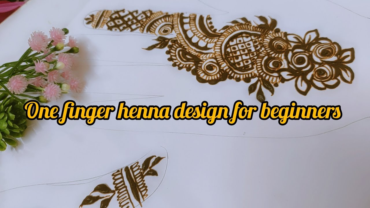 💖🍃 One finger mehndi design🌺 Subscribe 🔔#heena #mehandi#mehandidesigns