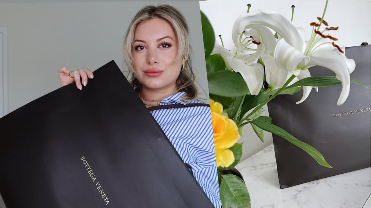 Reveal of the New Bottega Veneta Point Bag | Unboxing 2021 #newbottegaveneta #bottegavenetabag