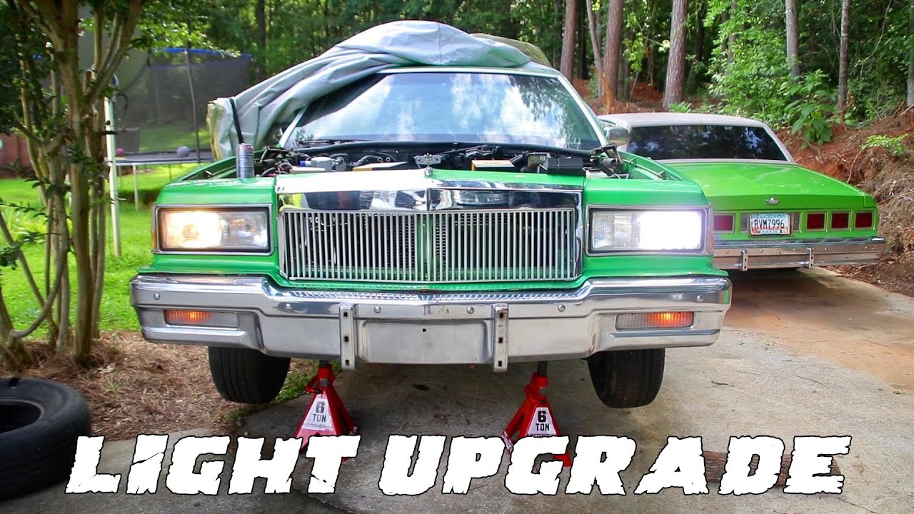 INSTALLED THE NEW LED HEADLIGHTS IN THE DOLO BOX CHEVY!!