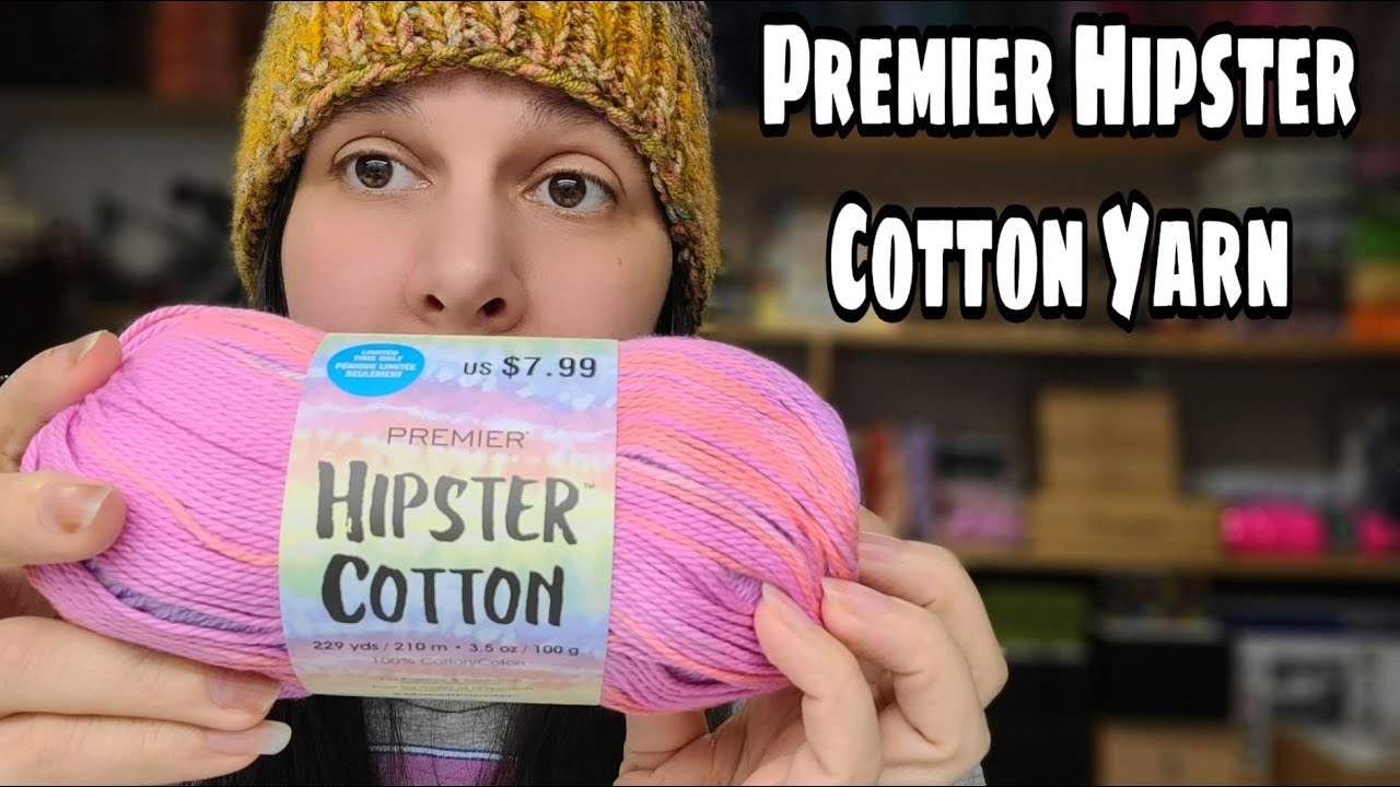 Premier Hipster Cotton Yarn Review | New Yarn Review | Bag O Day Crochet