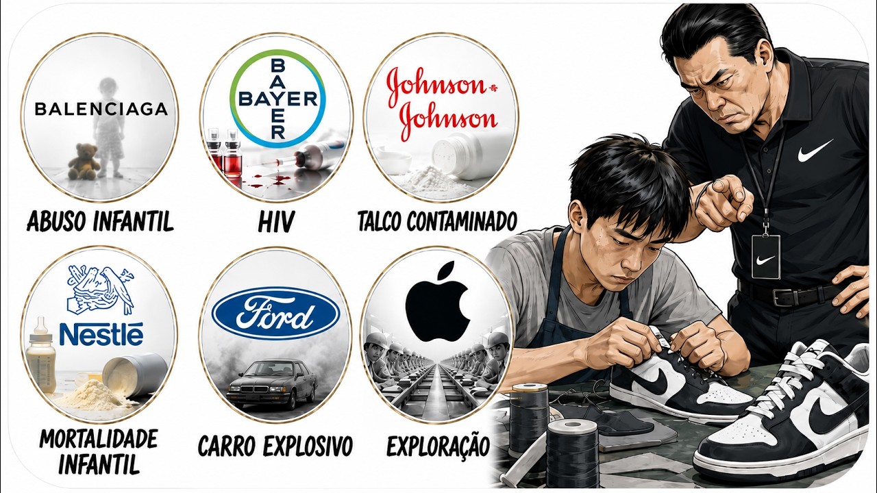 10 ESCÂNDALOS de marcas famosas que CHOCARAM o mundo