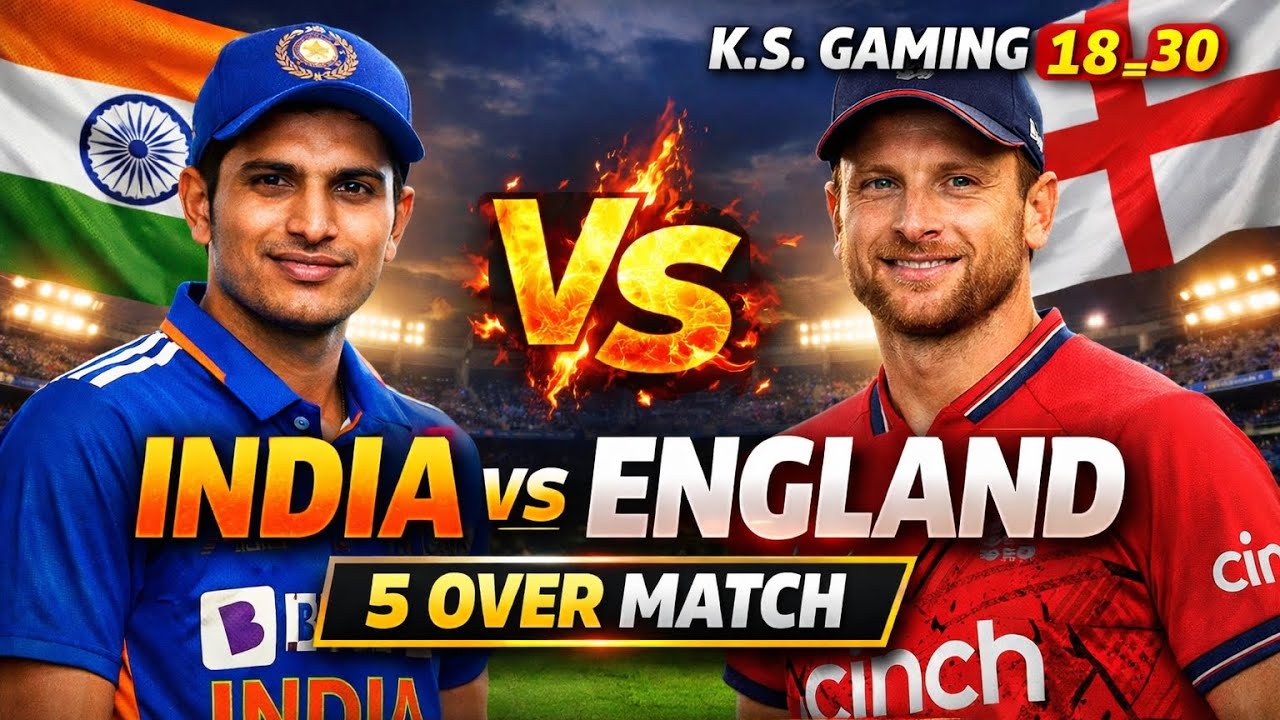 India Vs England 5 Over Match 