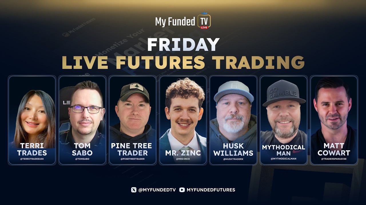 Friday: Live Futures Trading & Market Talk | MyFundedTV 04/10/26