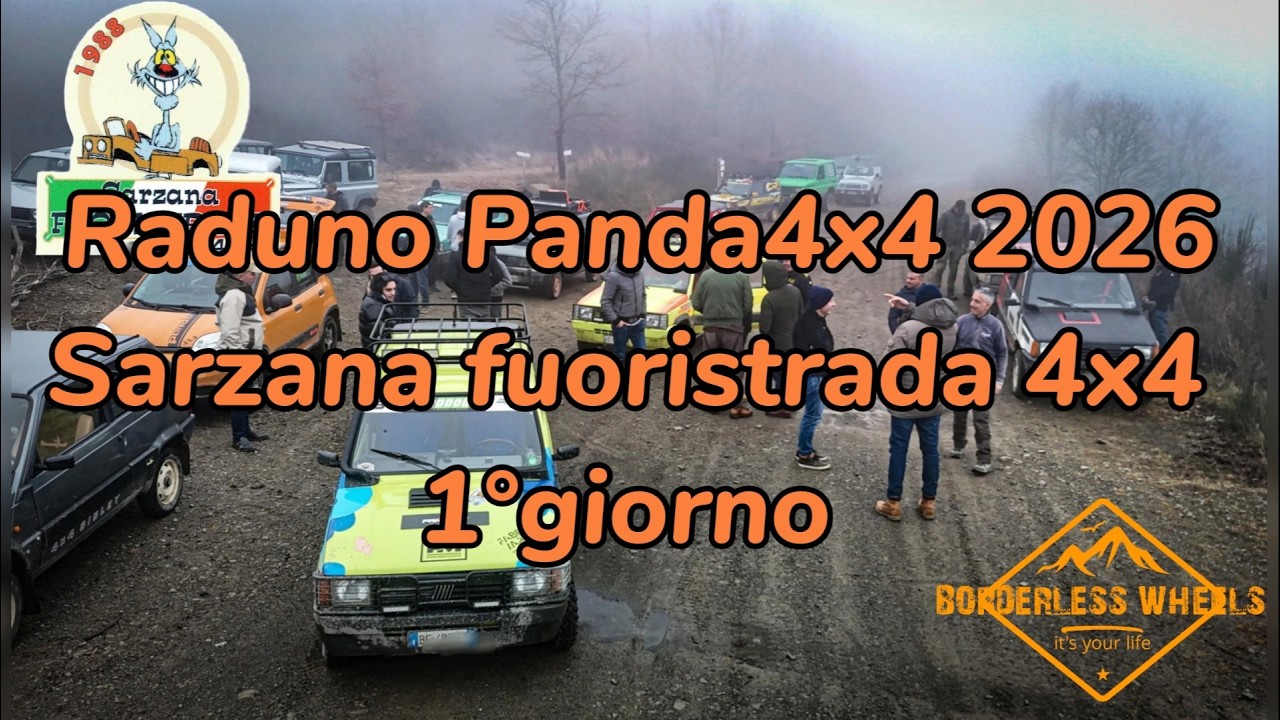 Raduno Panda4x4 24-01-2026 Sarzana fuoristrada club 4x4 