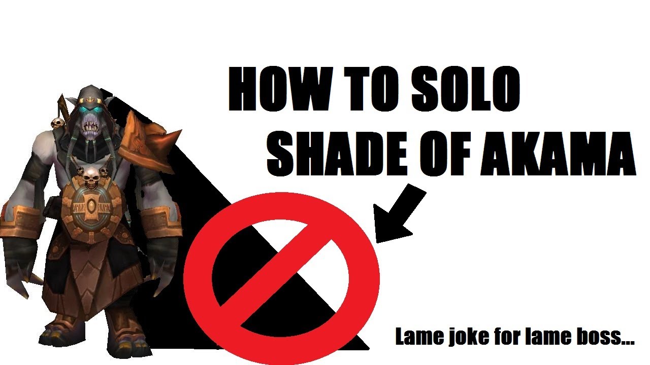 How to Solo Shade of Akama - Farming Black Temple