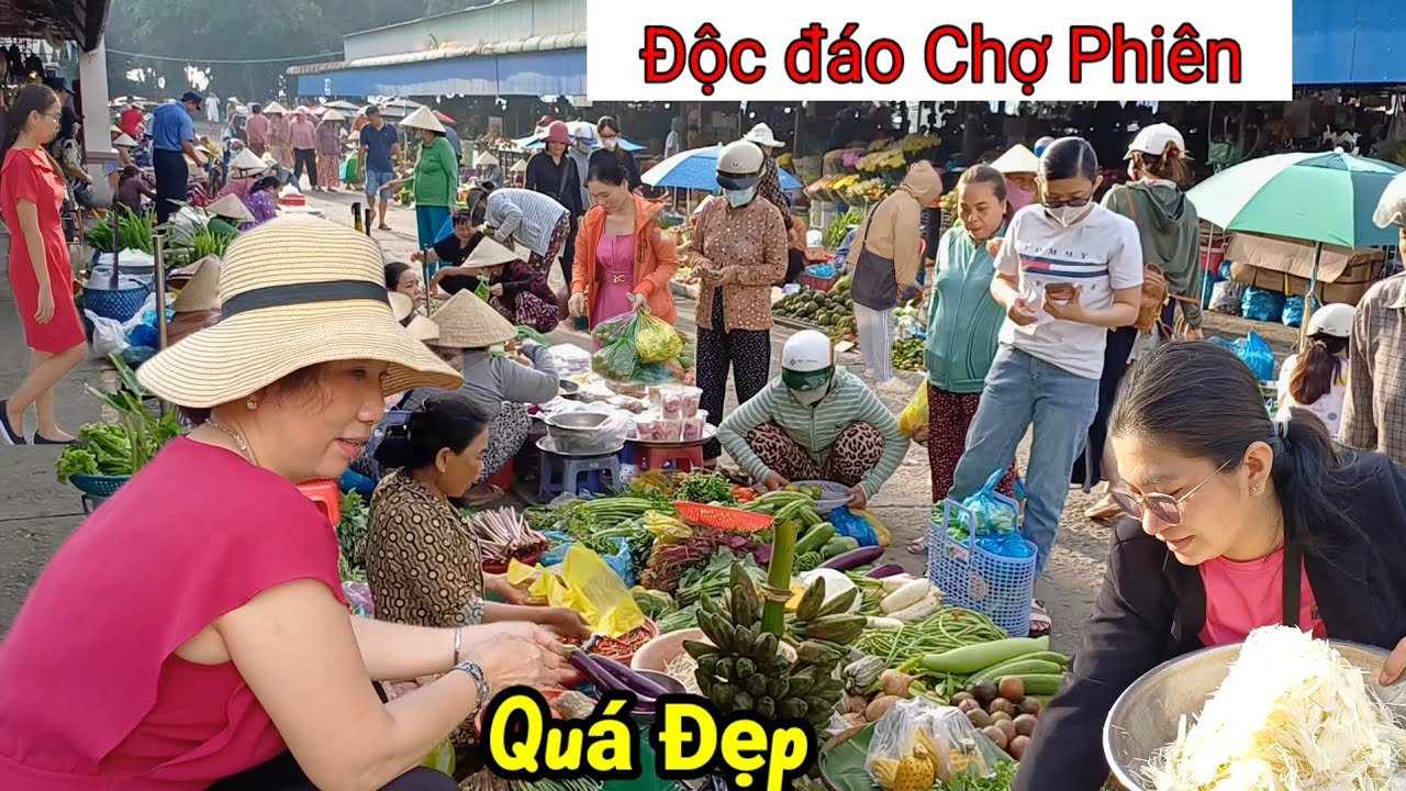 Gặp chị gái quá Đẹp tại phiên Chợ An Bình - Cần Thơ 