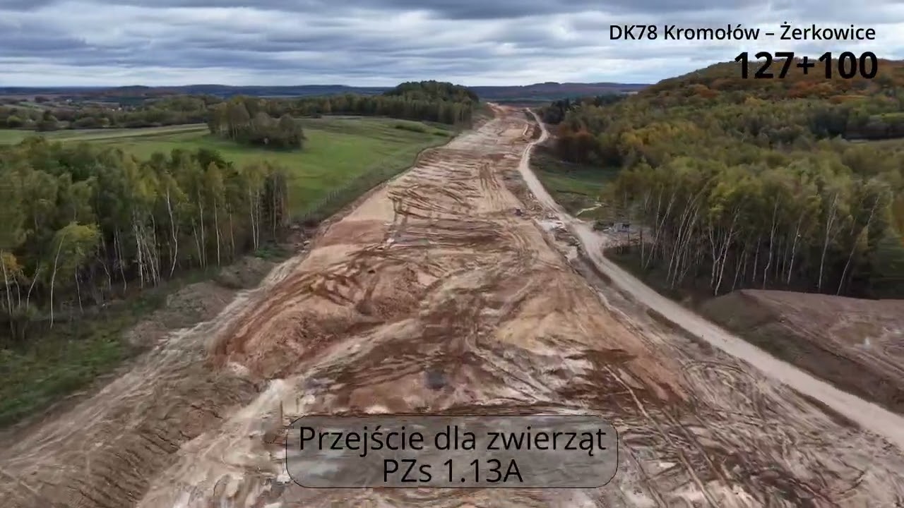 DK78 Kromołów - Żerkowice - przelot liniowy (2025-10-18)
