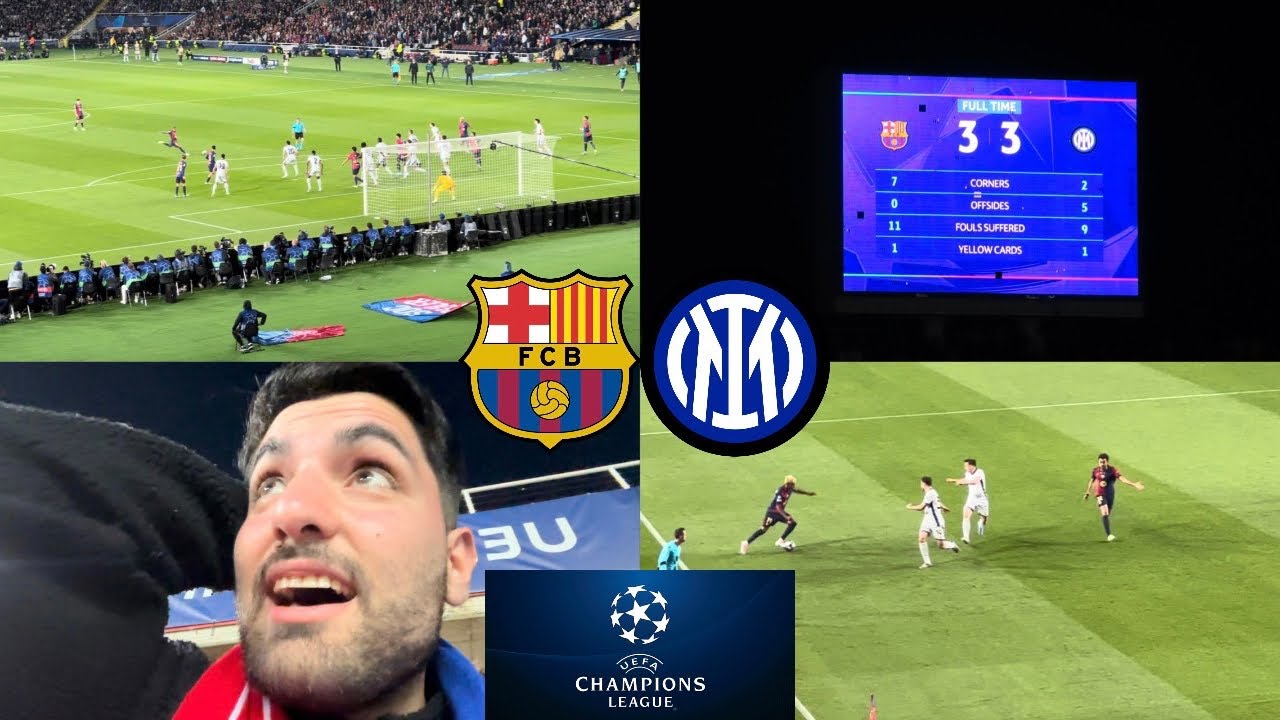 RAPHINHA-ROCKET🚀 LAMINE-IMPACT💥 BARÇA-COMEBACK IN HALBZEIT 1😮‍💨 Barça - Inter Champions League Vlog