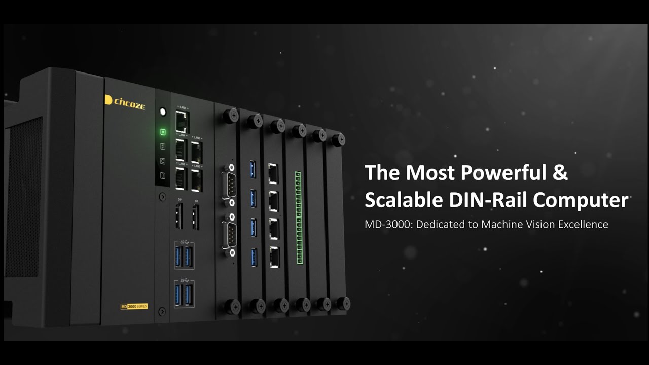 Cincoze MD-3000 Expandable, Industrial DIN-Rail Computer