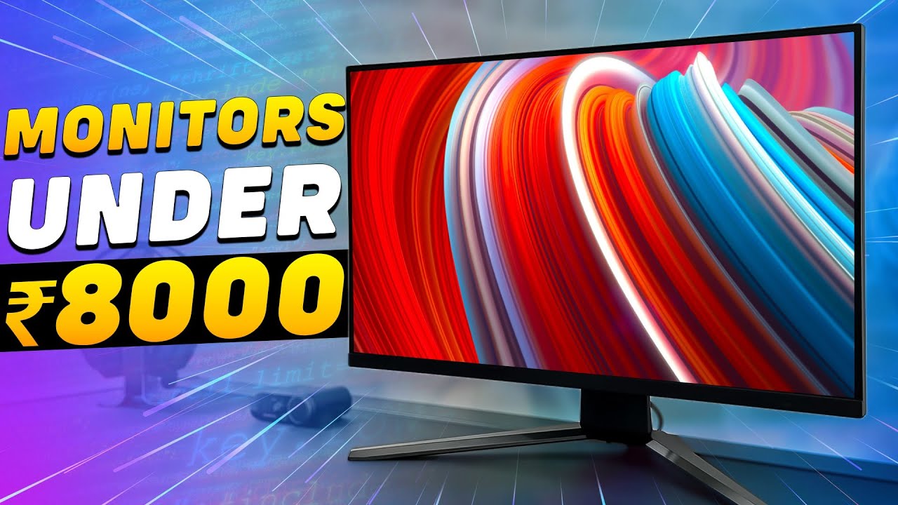 Top 5 Best Monitor Under 8000🔥Gaming, Editing, Productivity🔥Best Monitors Under 8000 In India 2023