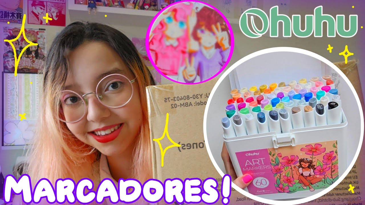 💐 TESTANDO MARCADORES DA OHUHU!